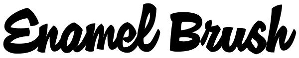 Enamel Brush Font