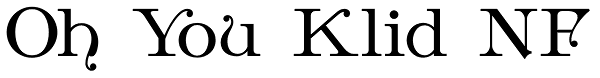 Oh You Klid NF Font