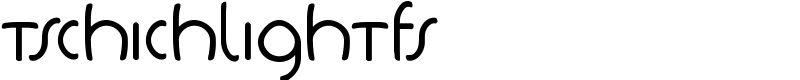 TschichLightFS Font