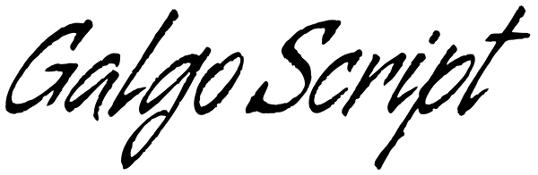 Galgo Script Font