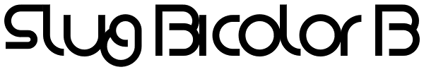 Slug Bicolor B Font