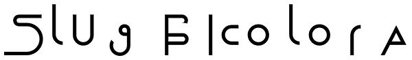 Slug Bicolor A Font