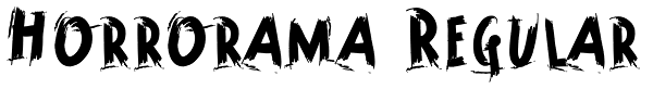 Horrorama Regular Font