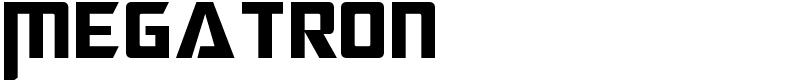 Megatron Font