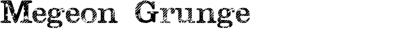 Megeon Grunge Font