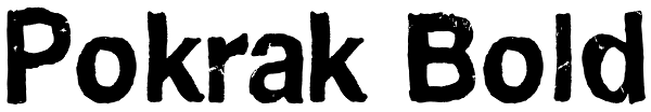 Pokrak Bold Font