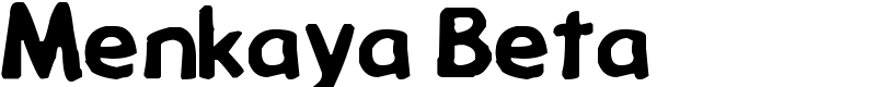 Menkaya Beta Font