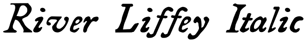 River Liffey Italic Font