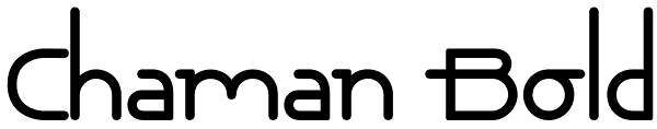 Chaman Bold Font