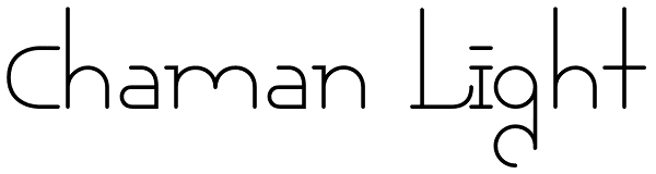 Chaman Light Font