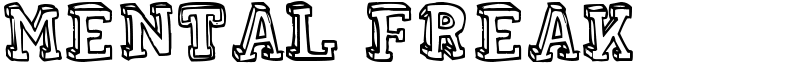 MENTAL FREAK Font