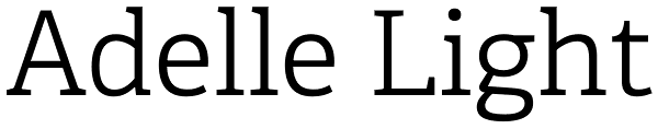 Adelle Light Font