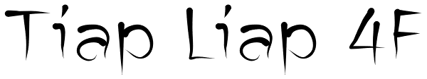 Tiap Liap 4F Font