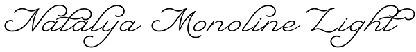 Natalya Monoline Light Font