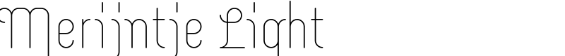 Merijntje Light Font