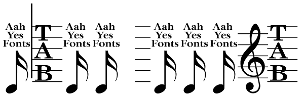 Music Sheets Font