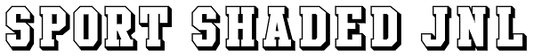 Sport Shaded JNL Font