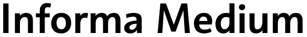 Informa Medium Font