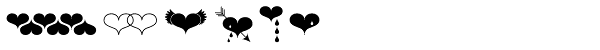 Hearts Font