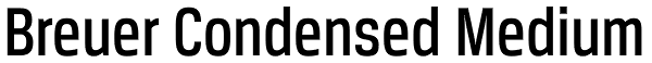 Breuer Condensed Medium Font