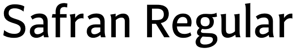 Safran Regular Font