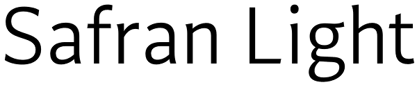 Safran Light Font