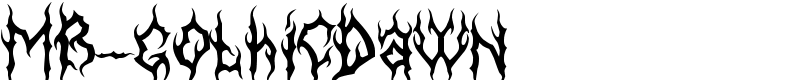 MB-GothicDawn Font