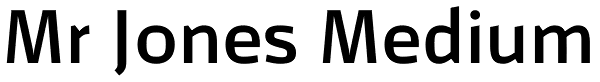 Mr Jones Medium Font