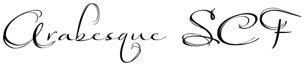 Arabesque SCF Font