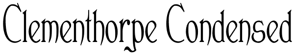 Clementhorpe Condensed Font