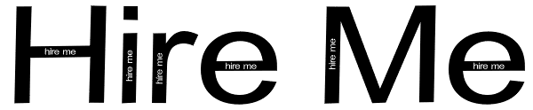 Hire Me Font