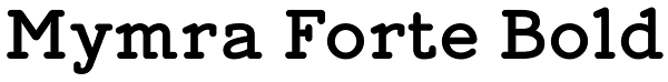 Mymra Forte Bold Font