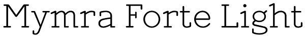 Mymra Forte Light Font