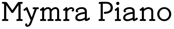 Mymra Piano Font