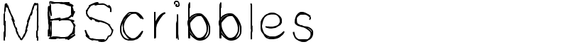 MBScribbles Font