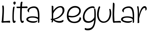 Lita Regular Font