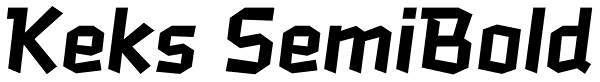 Keks SemiBold Font