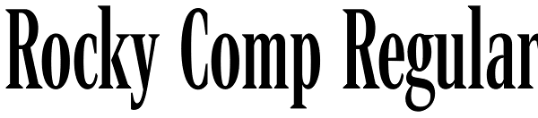 Rocky Comp Regular Font