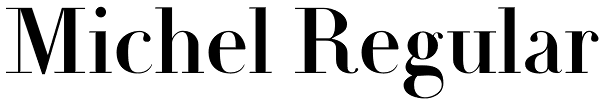 Michel Regular Font