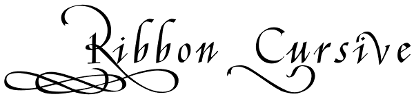 Ribbon Cursive Font