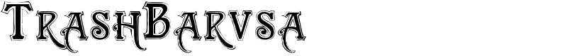 TrashBarusa Font