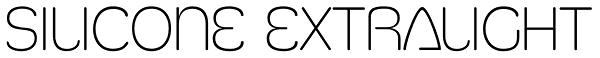 Silicone ExtraLight Font