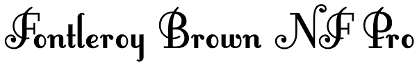 Fontleroy Brown NF Pro Font