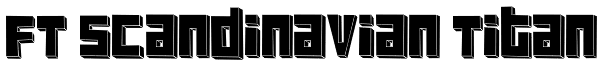 FT Scandinavian Titan Font