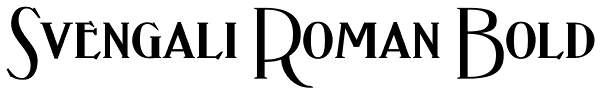 Svengali Roman Bold Font