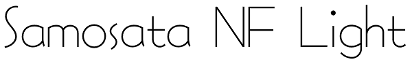 Samosata NF Light Font