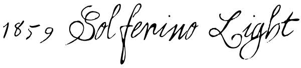 1859 Solferino Light Font