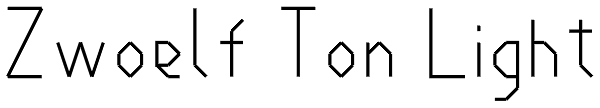 Ton Font Zwoelf Ton Font | Font Spy