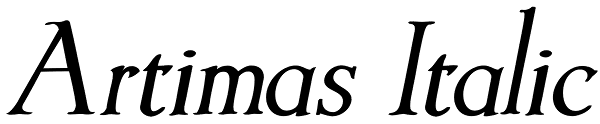 Artimas Italic Font