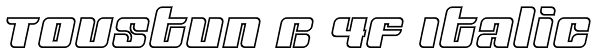 Tovstun B 4F Italic Font